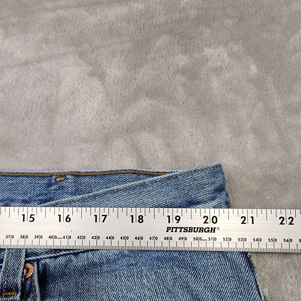 Vintage Levi's 505 Jeans Mens 42x34 Blue Light Wash Regular Fit Straight Leg